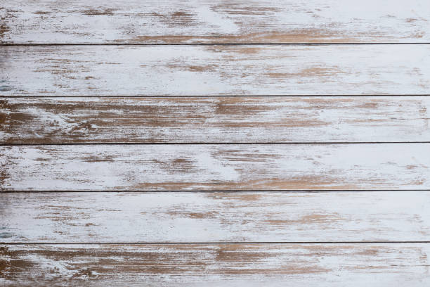istock Wooden board white old style 1277668763