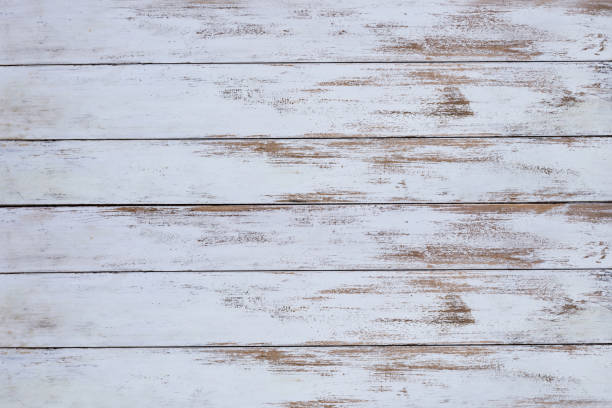 istock Wooden board white old style 1277668765