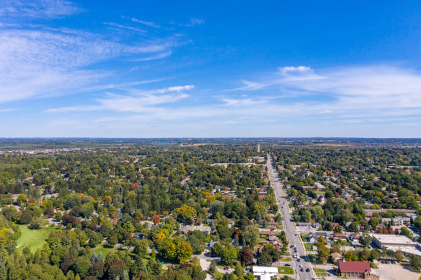 istock Aerial view downtown cityscape, Guelph, Ontario, Canada 1277668780