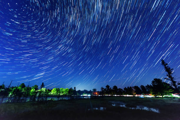 istock Concentric Motion stars at Torrance Barrens Dark-Sky Preserve, Gravenhurst, Canada 1277671512