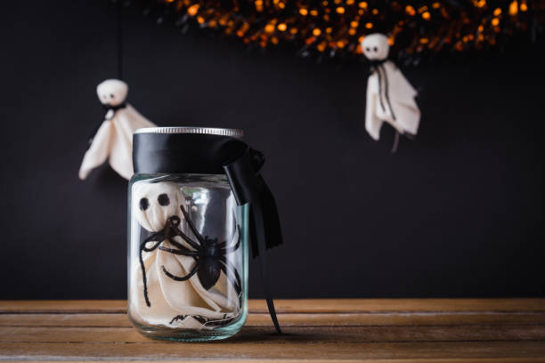 istock Funny Halloween day decoration party concept 1277676686