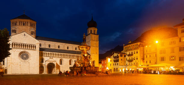 istock Piazza Duomo at twilight, Trento, Italy 1277683507