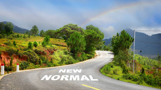 istock Road to new normal and economic recovery 1277687912