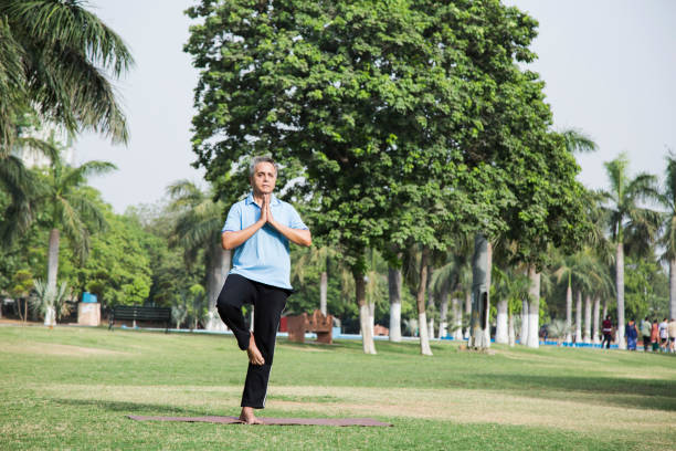 istock Senior Man in public park 1277688172