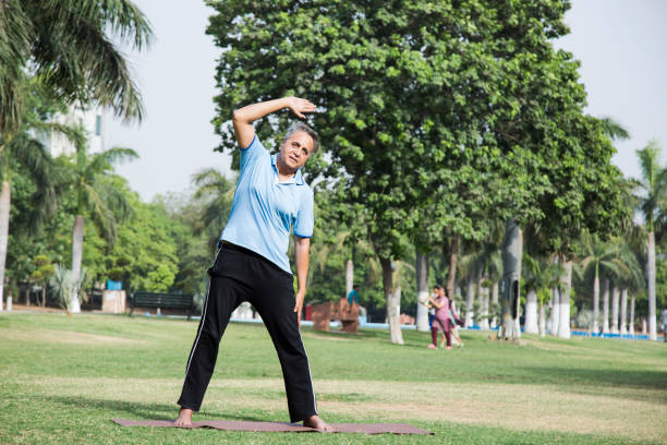 istock Senior Man in public park 1277688446