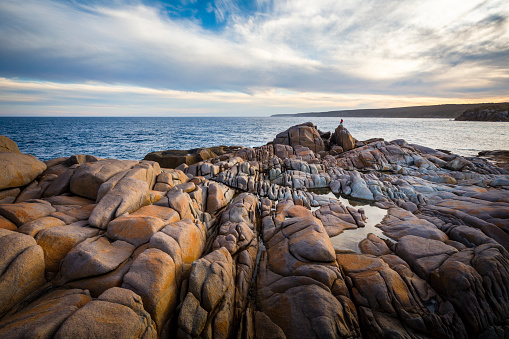 The area around Cape Willoughby is known for its dramatic rocky coastline