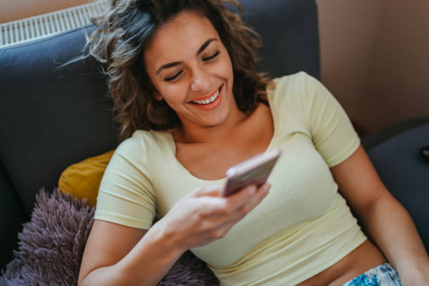 istock Getting good news notification via mobile phone 1277705282
