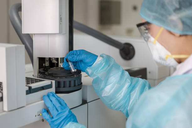 istock Female scientist looking at the medical samples in the laboratory. 1277706548