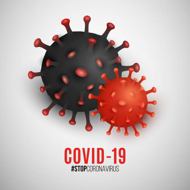 patogen organizmu coronavirus. covid-19 epidemicznej choroby zakaźnej. zakażenie komórkowe. model wirusa 3d dla twojego projektu naukowego. ilustracja wektorowa - model organism stock illustrations