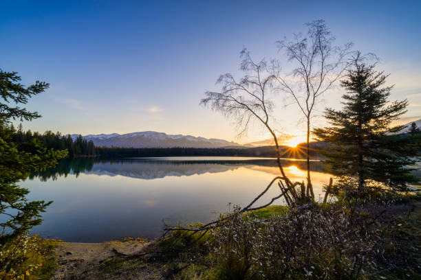 istock Anette Lake, Jasper Alberta Kanada travel destination 1277719454