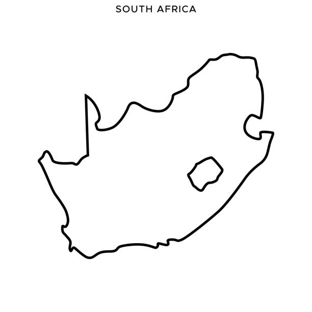 illustrations, cliparts, dessins animés et icônes de modèle de conception de conception de conception de diagramme vectoriel d’afrique du sud. course modifiable. - afrique du sud