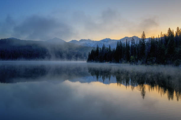 istock Pyramid Lake, Jasper Alberta Kanada travel destination 1277721838