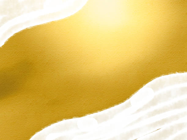 istock Golden and white Japanese style background image 1277727217