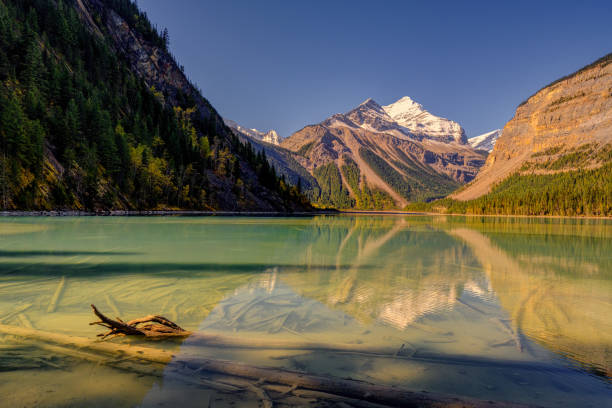 istock Mount Robson and Whitehorn Mountain, Kinney Lake,Jasper Alberta Kanada 1277728021