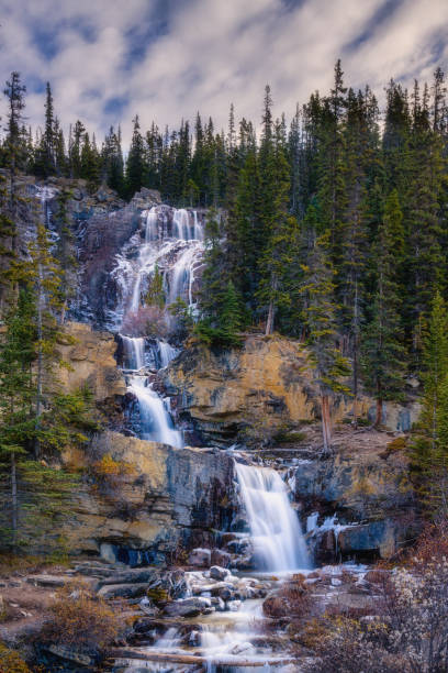 istock Tangle Creek Falls, Jasper Alberta Kanada travel destination 1277730900
