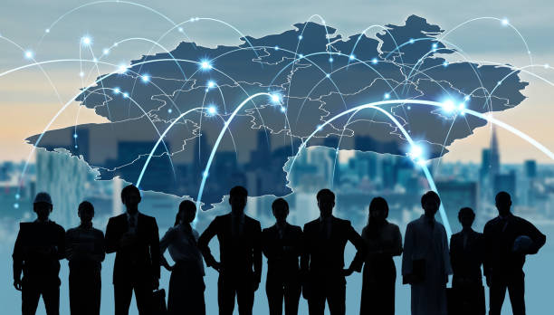 istock Human network of Germany. Social network. 1277731004