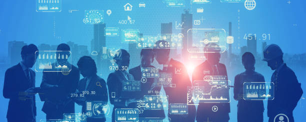 istock Business network concept. Group of businessperson. Teamwork. Human resources. 1277731226