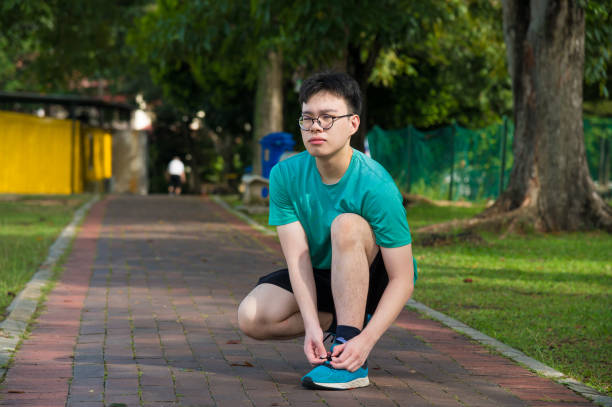 istock Teenager enjoy jogging in park 1277740045