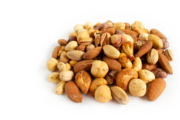 istock Mixed nuts. Edible, raw, organic and vegan. 1277740854