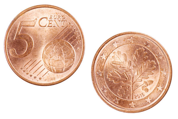 istock 5 cent Euro coin isolated on a white background 1277748770