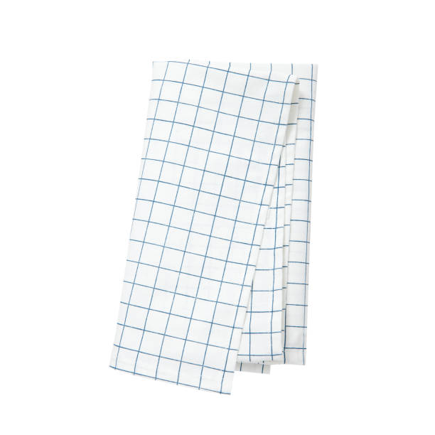istock Kitchen towel, napkin isolated. Top view mockup 1277750787