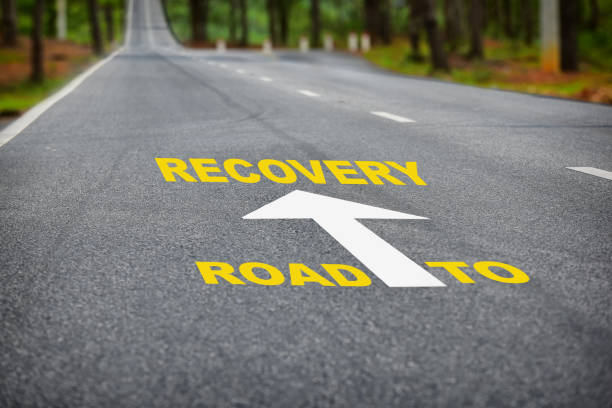 istock Economic recovery concept and business challenge idea 1277753918