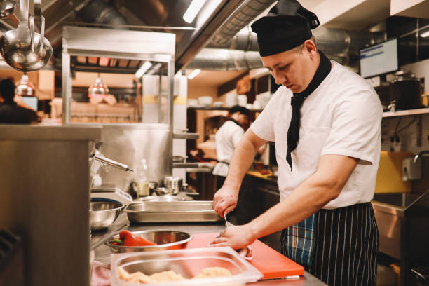 istock Chef preparing food for the restaurant 1277758550