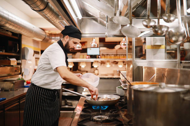 istock Chef preparing food for the restaurant 1277758677
