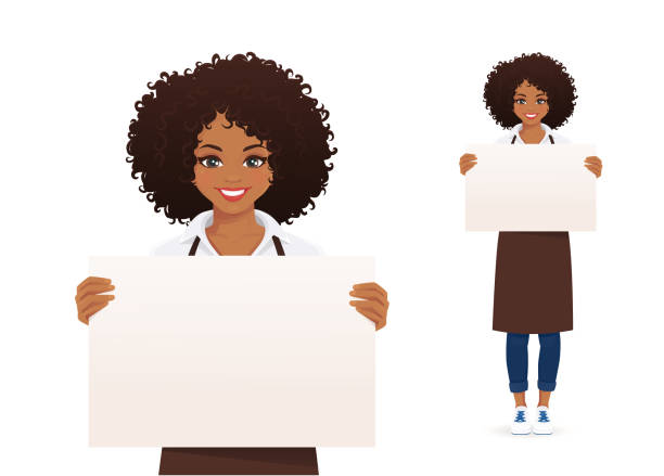 1,020 Black Female Chef Illustrations & Clip Art - iStock | Restaurant,  Mixed race chef