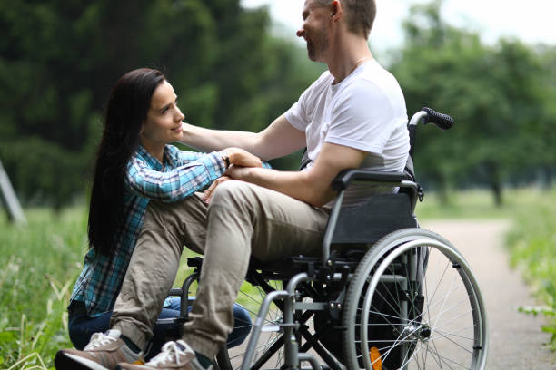 istock Middle aged male in wheelchair 1277770361