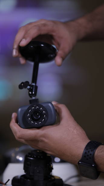 istock A man repairing CCTV camera in service center 1277777012