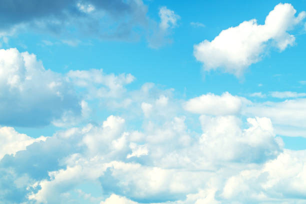istock blue sky background with Cumulonimbus clouds 1277780542