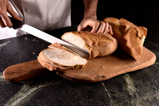 istock Rustic bread, baked in a wood oven 1277784068