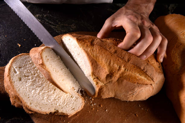 istock Rustic bread, baked in a wood oven 1277784160