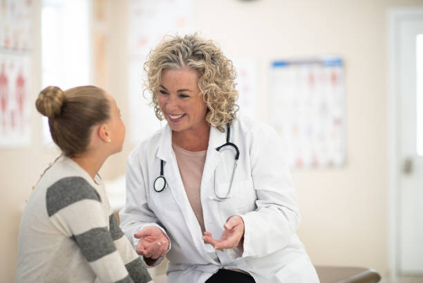 istock Child has check up with the doctor 1277786550