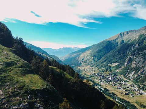 Val d'Hérens in Valais, Switzerland