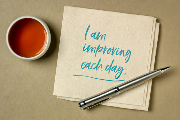 istock I am improving each day - positive affrimation 1277791228