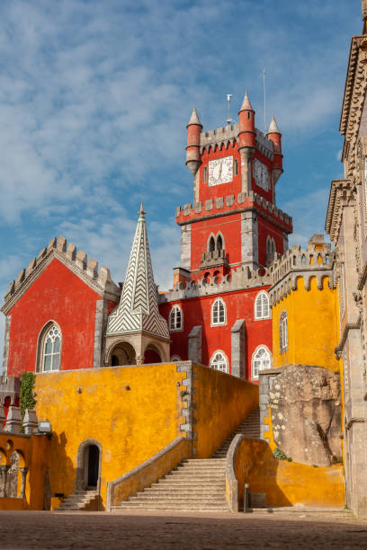National Palace of Pena, Portugal. Famous castle near the city of Sintra, one of the most visited points of interest in Portugal.