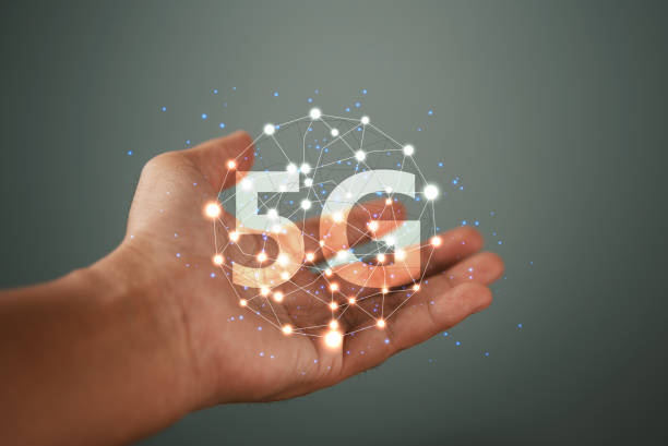 istock Global network connection 5G on men hand. Global network connection 5G concept. 1277802071