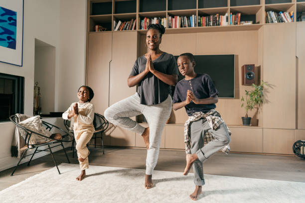 istock Yoga for parents and  kids 1277806248