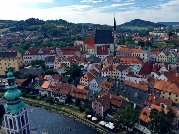 istock Cesky Krumlov in Czech Republic 1277808606