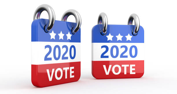 istock Calendar Icon with 2020 Vote Design 1277810113