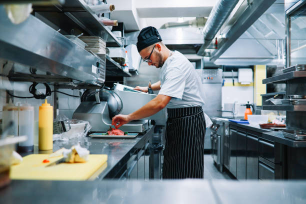 istock Chef preparing food for the restaurant 1277813602