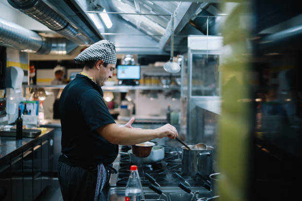 istock Chef preparing food for the restaurant 1277813878