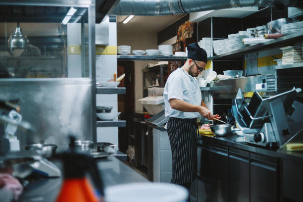 istock Chef preparing food for the restaurant 1277814303