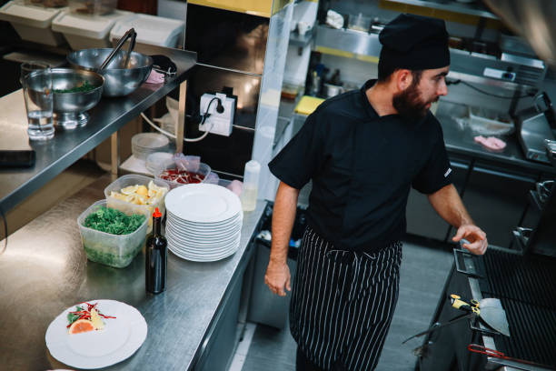 istock Chef preparing food for the restaurant 1277814444
