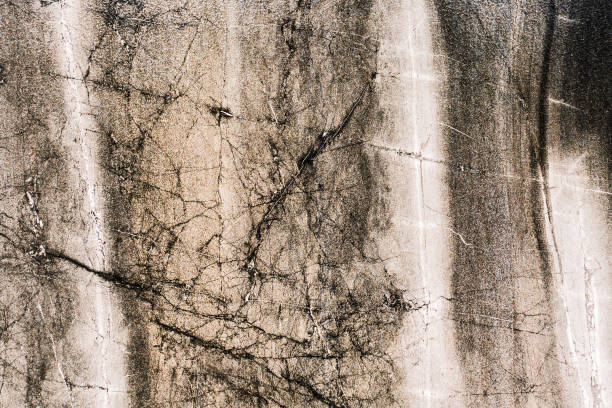 istock Scratched Grunge Marble Rough Surface Texture. Cracked Abstract Background 1277828892