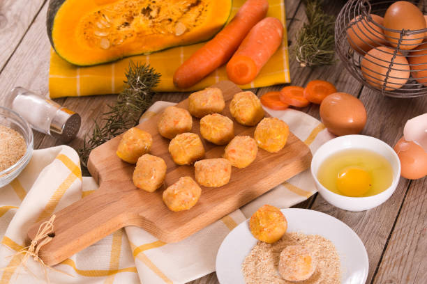 istock Pumpkin chicken meatballs. 1277830560