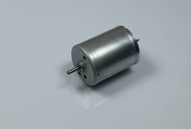istock Small electric motor in white background 1277831642