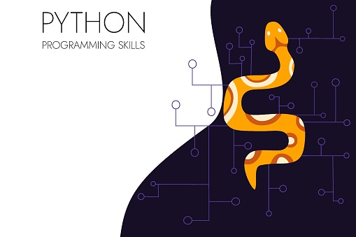 Python Code Language Sign Programming Coding And Developing Concept ...